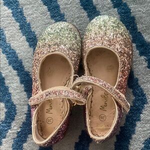 Kids Glitter Mary Jane Shoes - Multicolor by Mini Boden